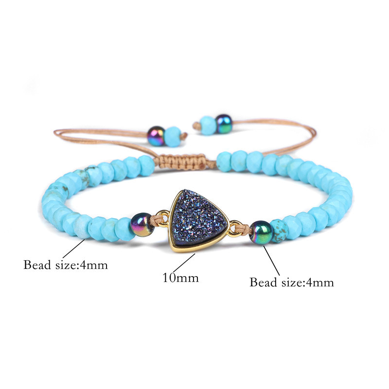 Natural Stone Woven Bracelet