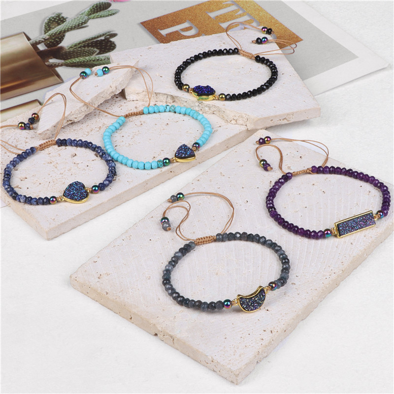 Natural Stone Woven Bracelet