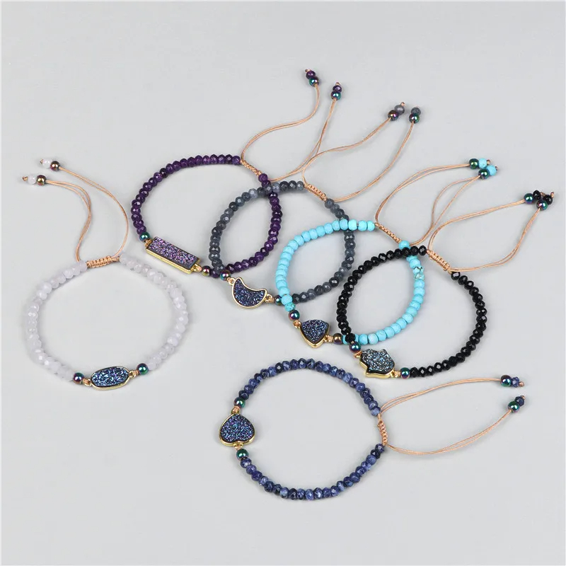Natural Stone Woven Bracelet