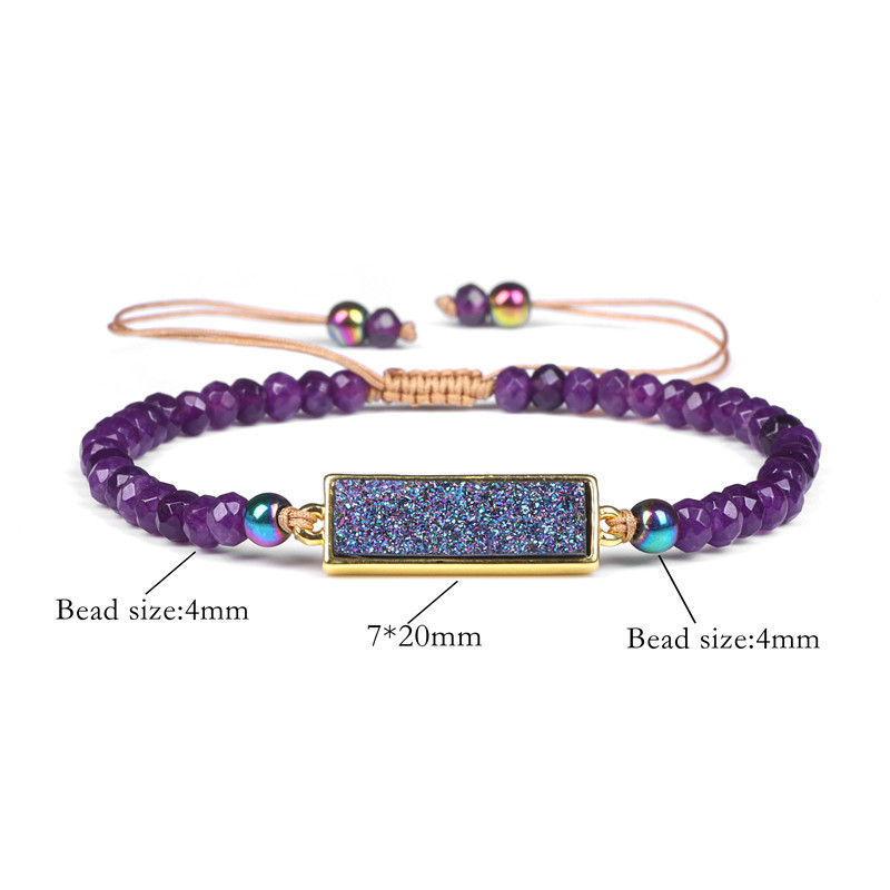 Natural Stone Woven Bracelet