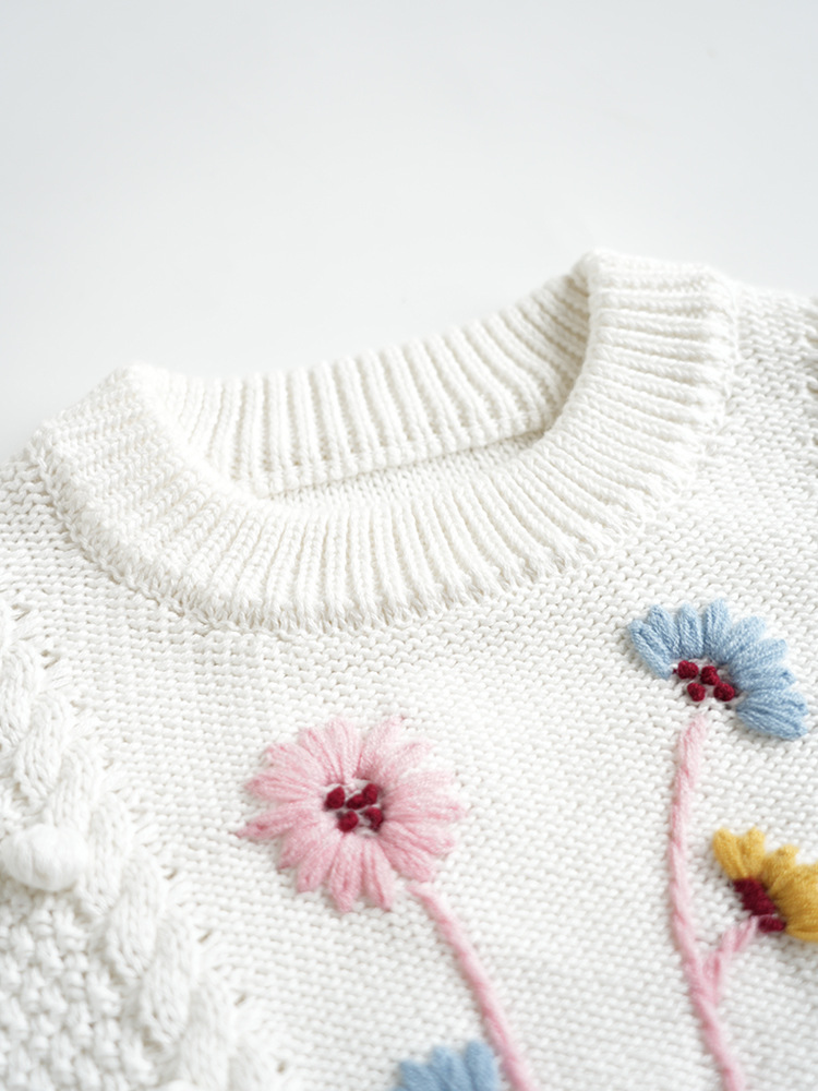 Adorable Floral Sweater