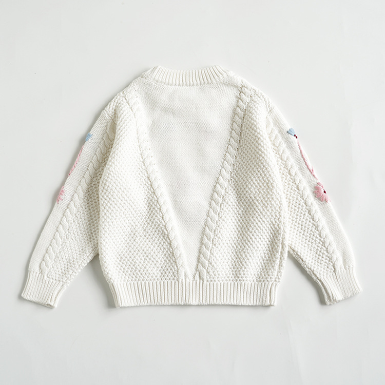 White Pullover for Girls