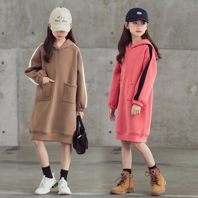 Winter Children's Hooded Dress 3