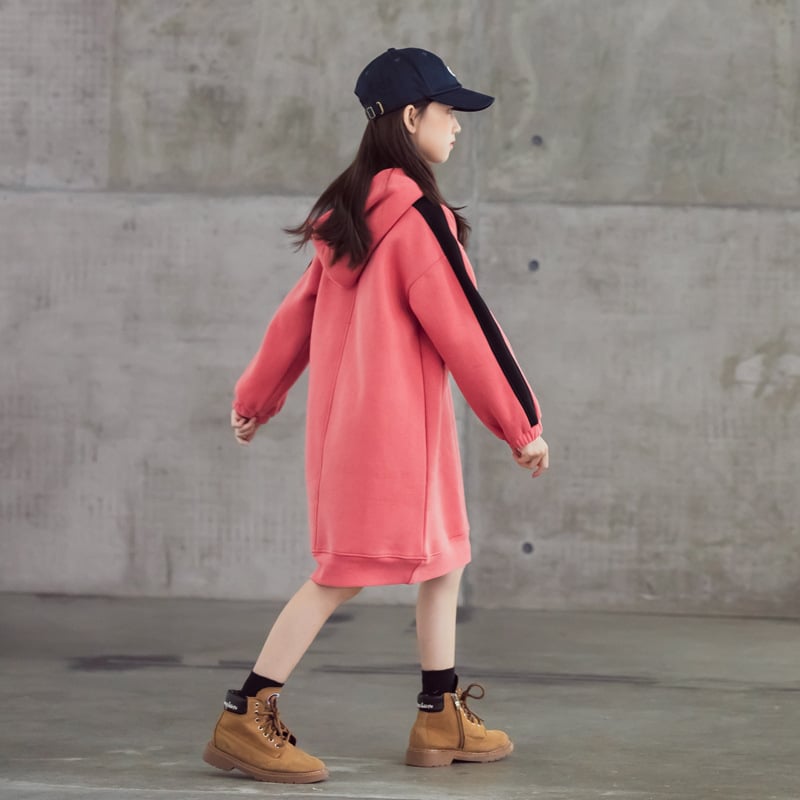 Winter Children's Hooded Dress 5