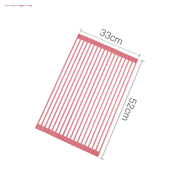 Foldable Drain Rack Kitchen Shelf Image 2
