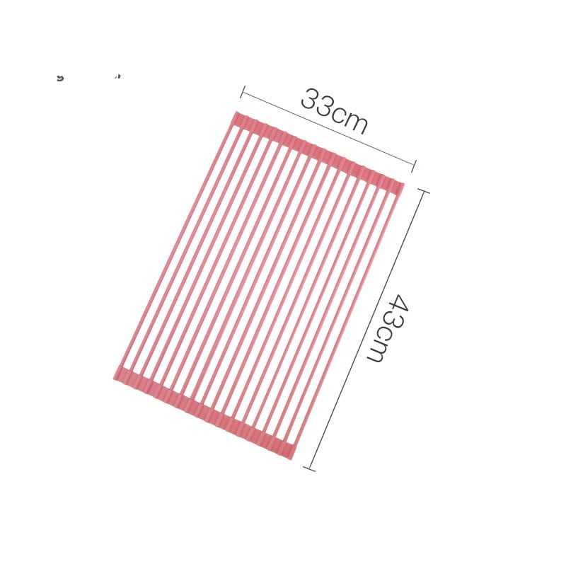 Foldable Drain Rack Kitchen Shelf Image 3