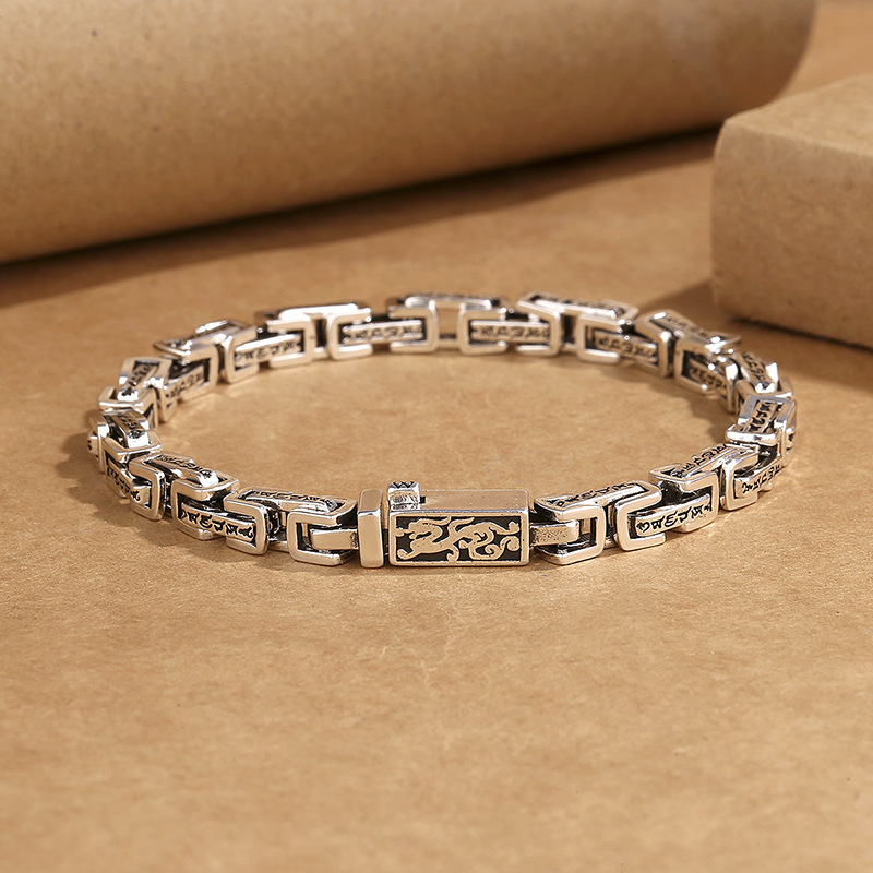 Dragon Pattern Men's Bracelet