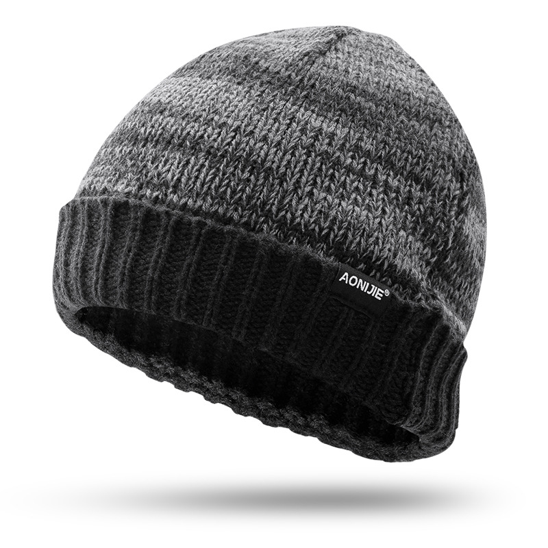 Running Wool Hat Close-Up