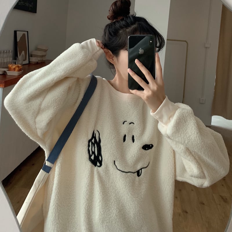 Lamb Wool Hoodie Image 3