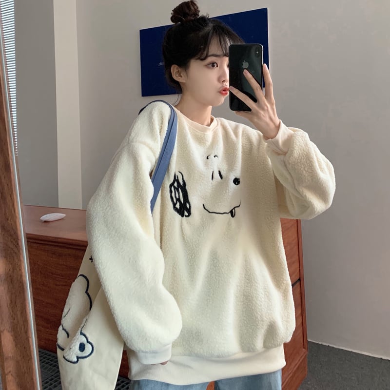 Lamb Wool Hoodie Image 5