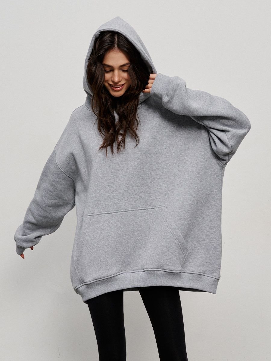Street Boyfriend Style Polar Fleece Sweater 1