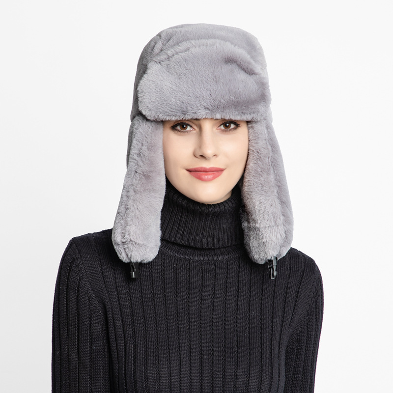 Outdoor Ear Protection Ski Warm Plush Hat