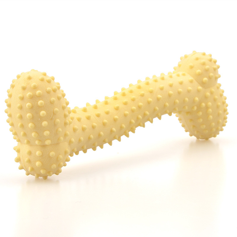 Dog TPR Milk Flavor Prickly Bone Toy