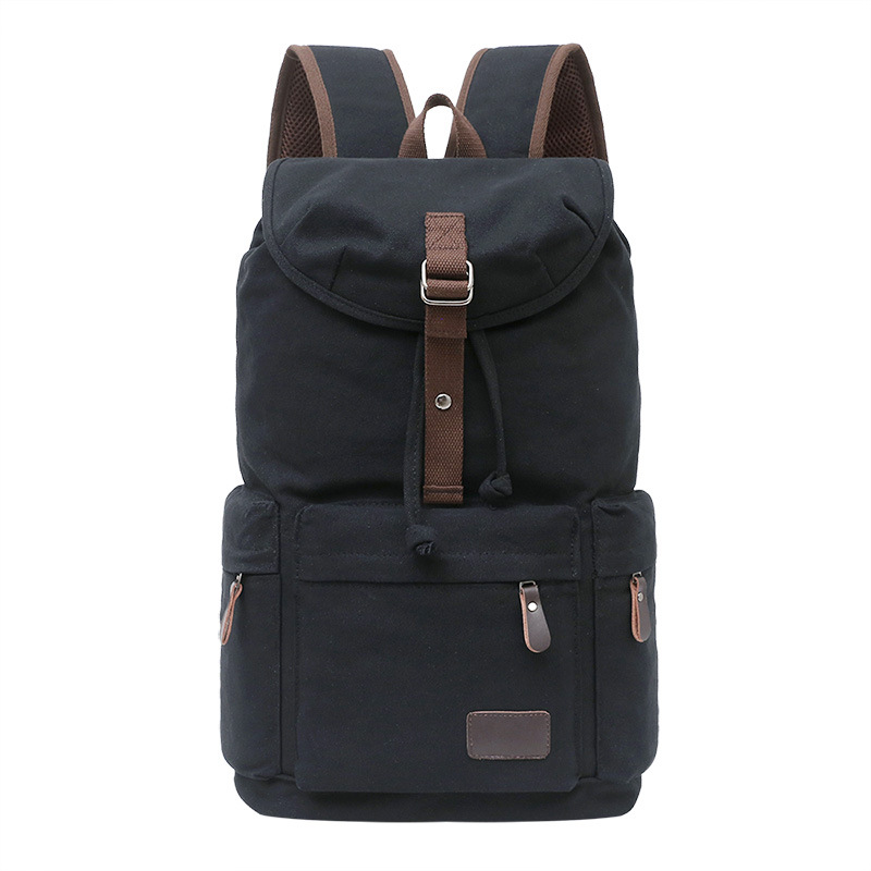 Trend Canvas Retro Backpack Detail