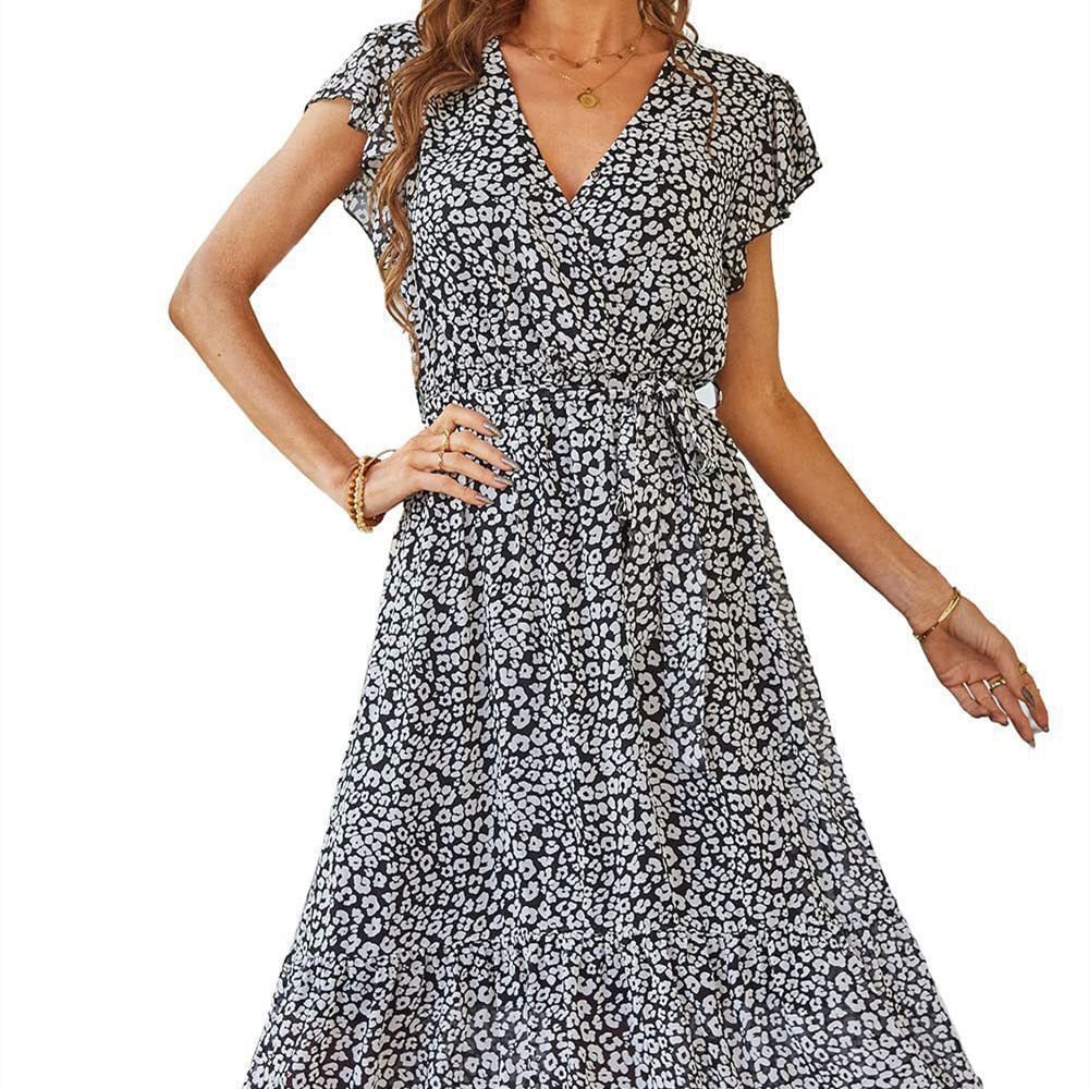 Women's Floral Dress Blue