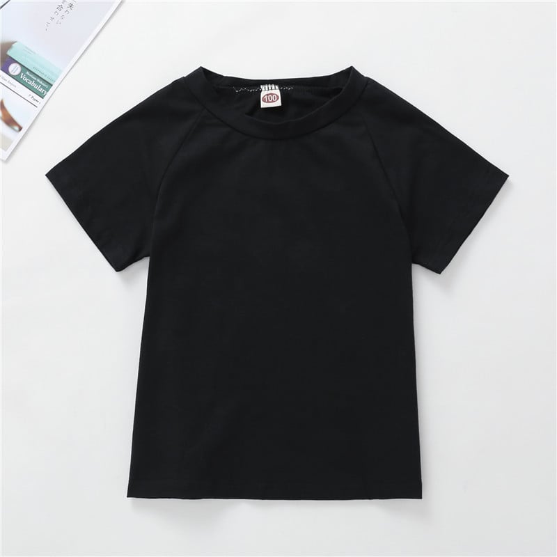 Children's T-shirt and Skirt Two-Piece Suit