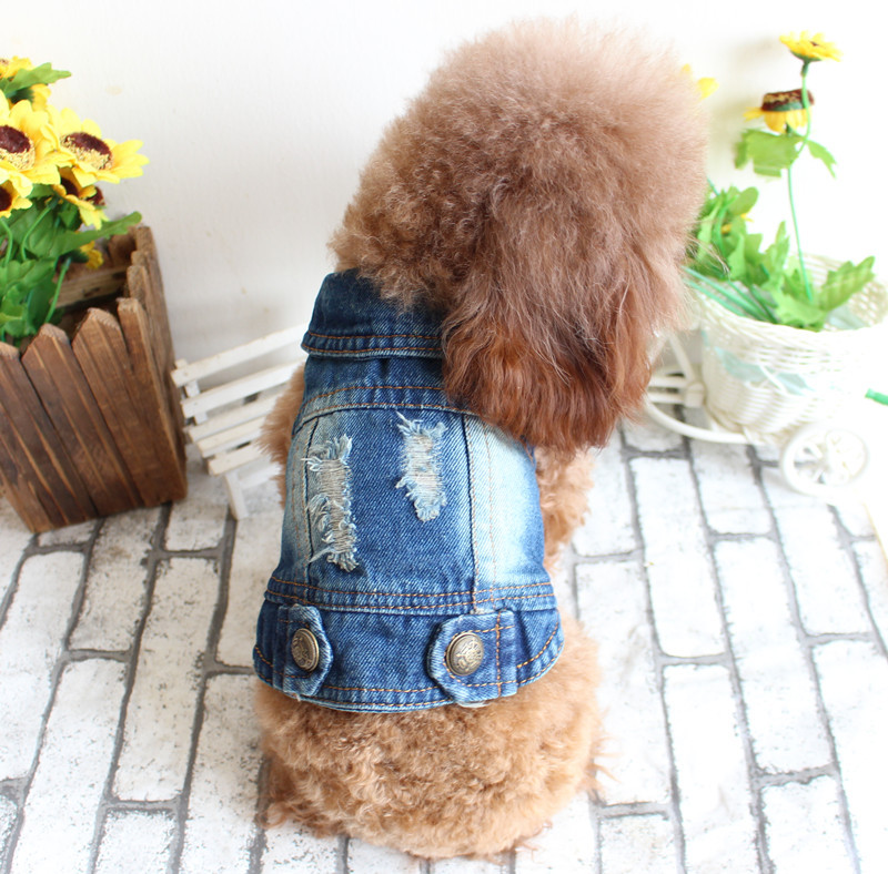 Pet Denim Vest 1
