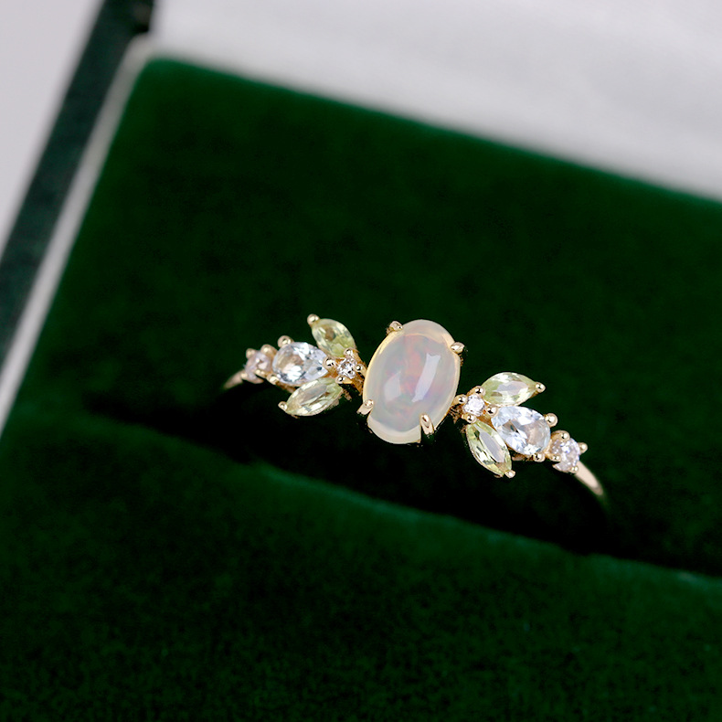 Natural Opal Ring Image 6