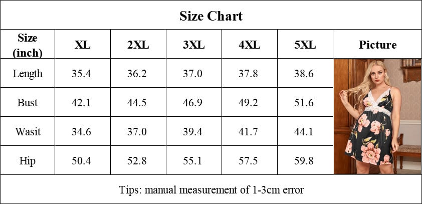 V-neck Stitching Lace Nightdress 1