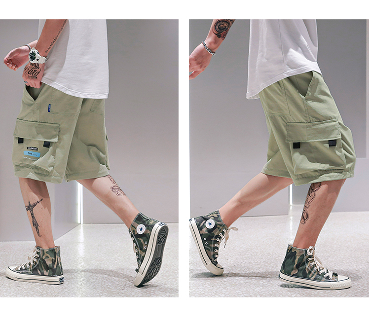 Men's Detachable Workwear Cropped Pants