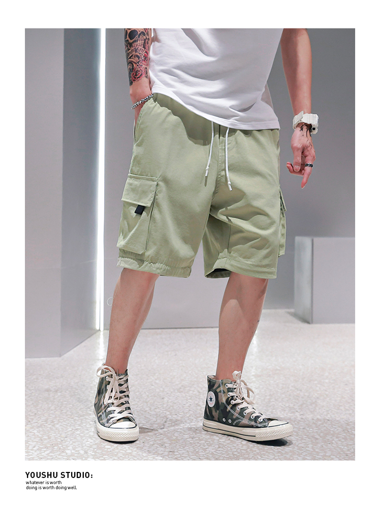 Men's Detachable Workwear Cropped Pants