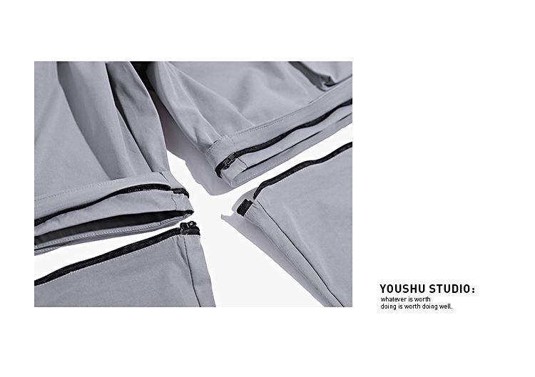 Men's Detachable Workwear Cropped Pants