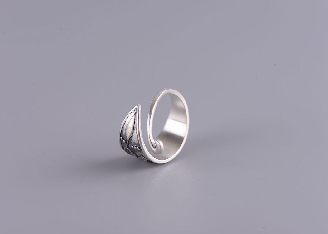 Lotus Peacock Ring Image 5