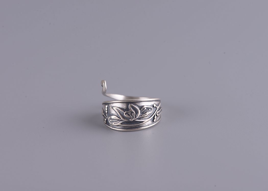 Lotus Peacock Ring Image 7
