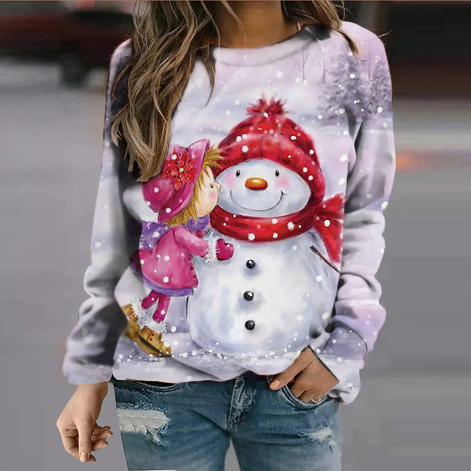 Cozy Crew Neck Sweatshirt