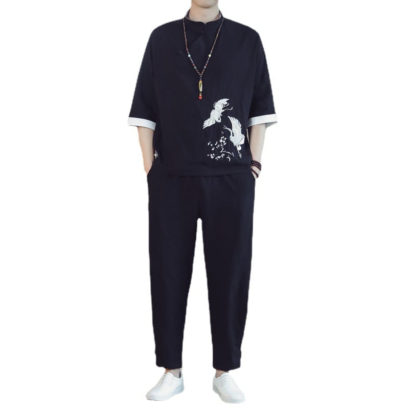 Summer New Chinese Style Suit Image 1