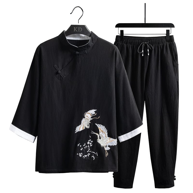 Summer New Chinese Style Suit Image 5