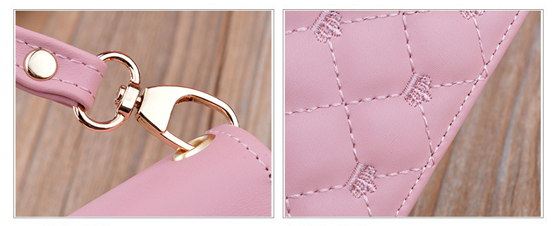 Women's Purse Long Double Zipper Handbag lifestyle image