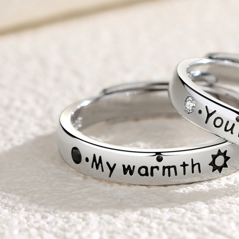 Monogrammed Couple's Ring