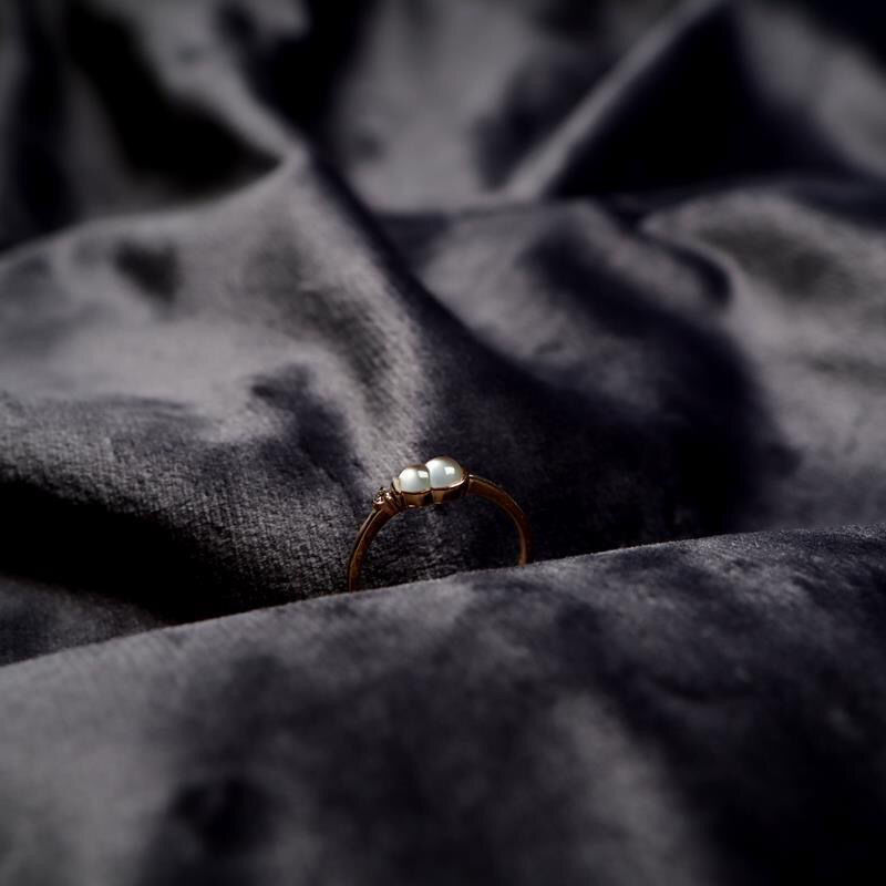 Primer plano del diseño del anillo