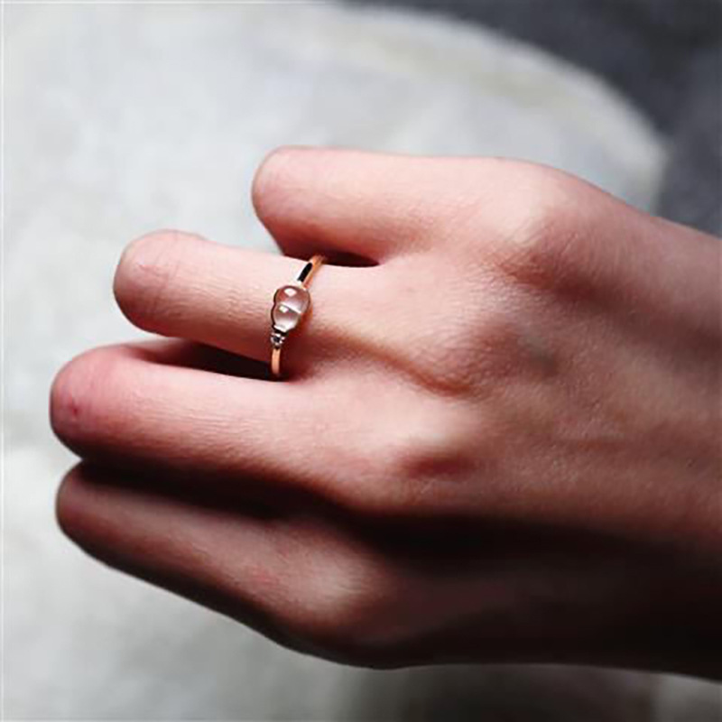 Presentación elegante del anillo