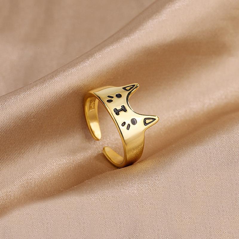 Cute Cartoon Cat Ring 5