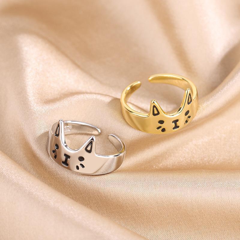 Cute Cartoon Cat Ring 2
