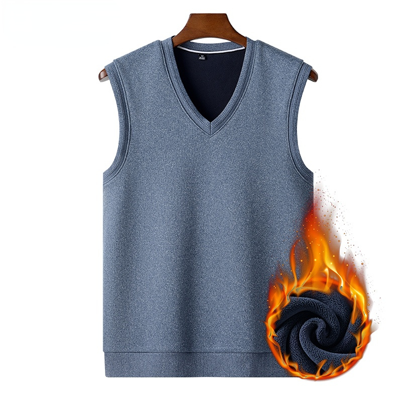 Sleeveless Vest in Khaki
