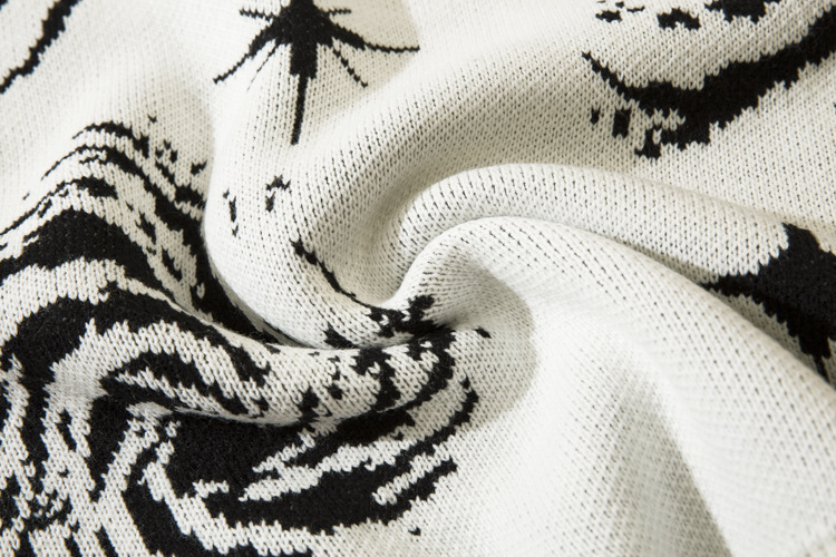 Men's Cosmic Starry Sky Ripped Sweater - Image 2