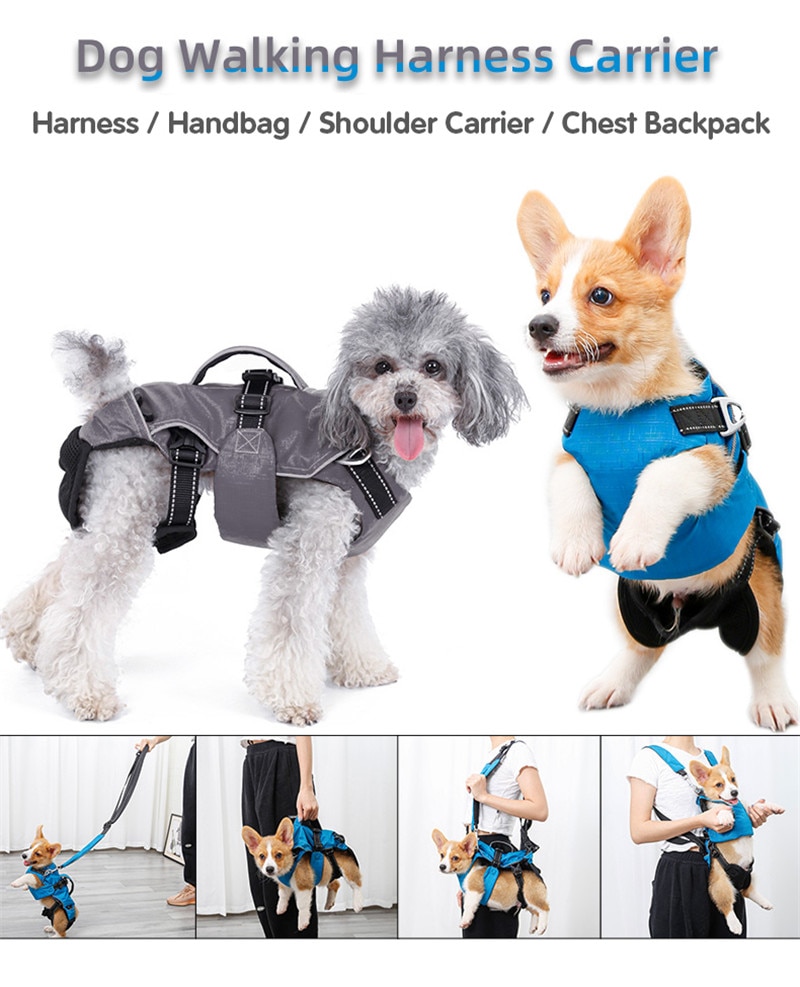 Multifunctional Pet Backpack Chest Back - Image 1