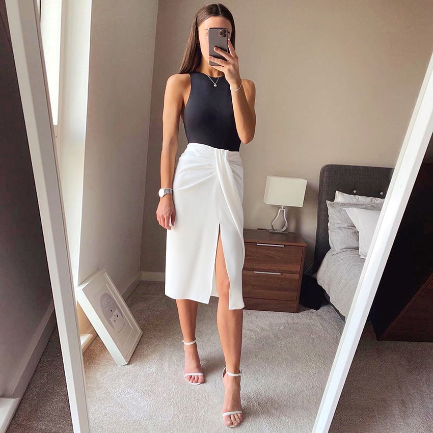 Workplace Temperament Commuter Skirt