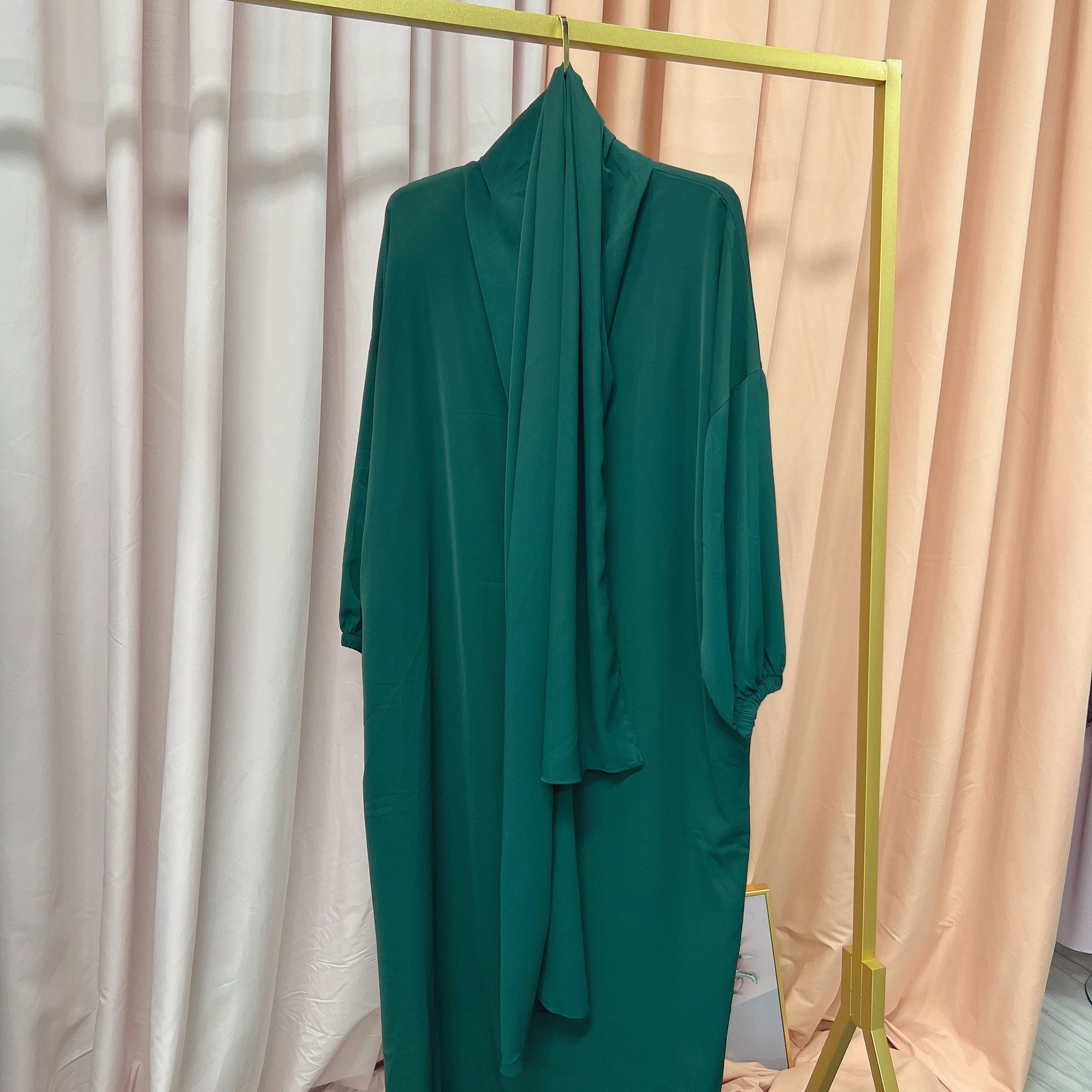 Hooded Robe Dress