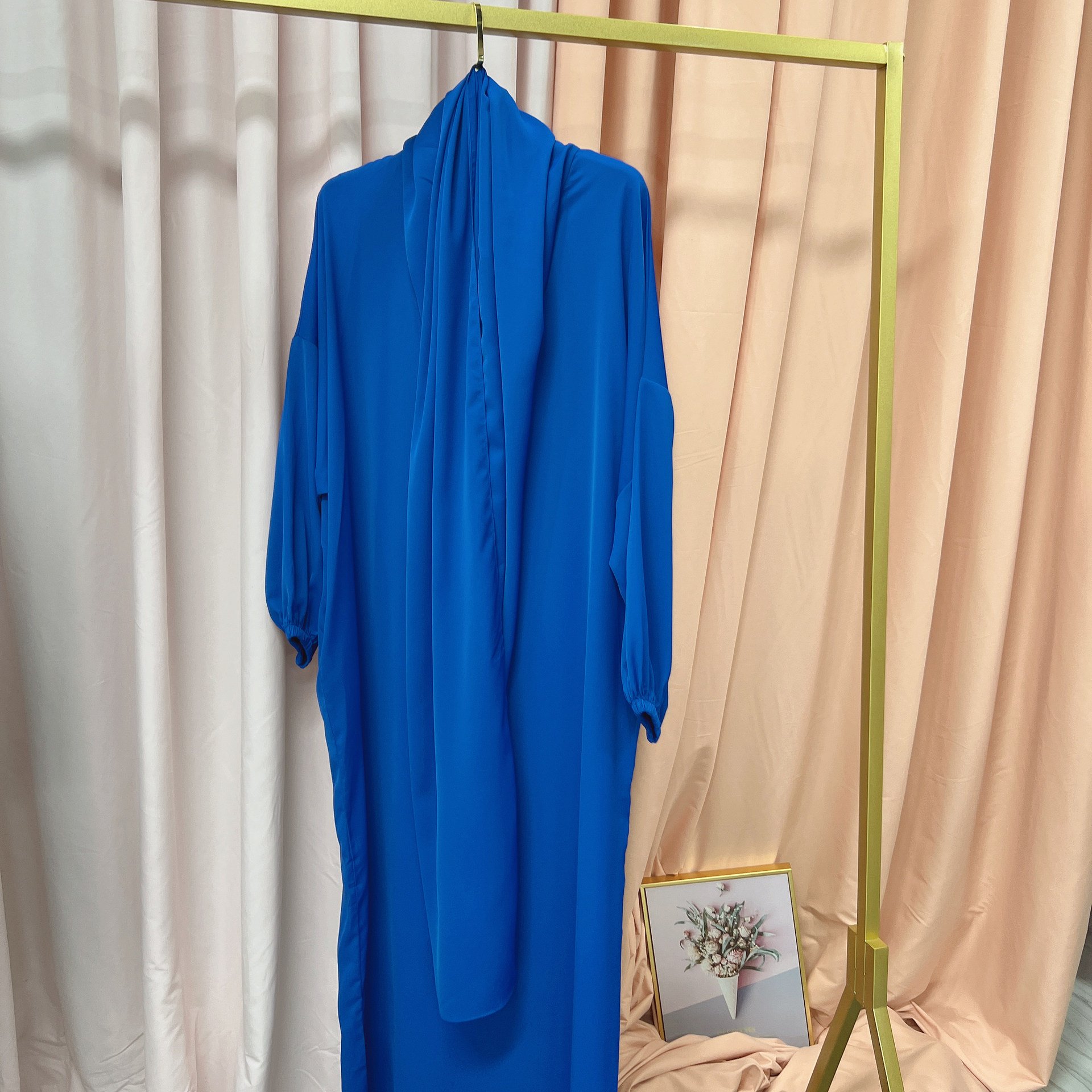 Hooded Robe Dress