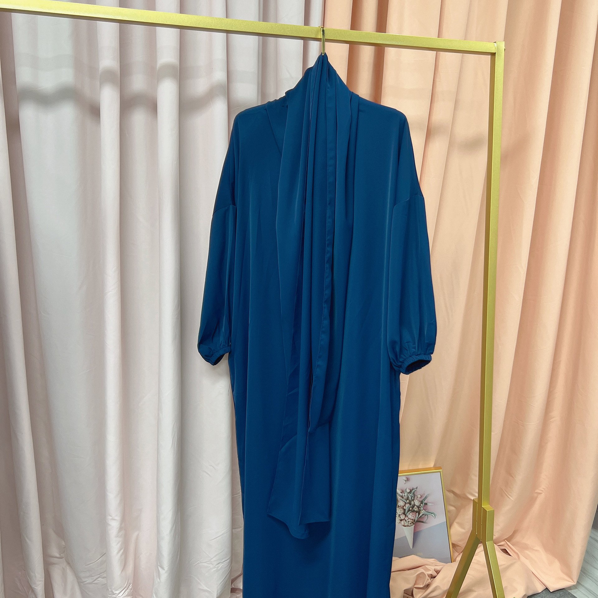 Hooded Robe Dress
