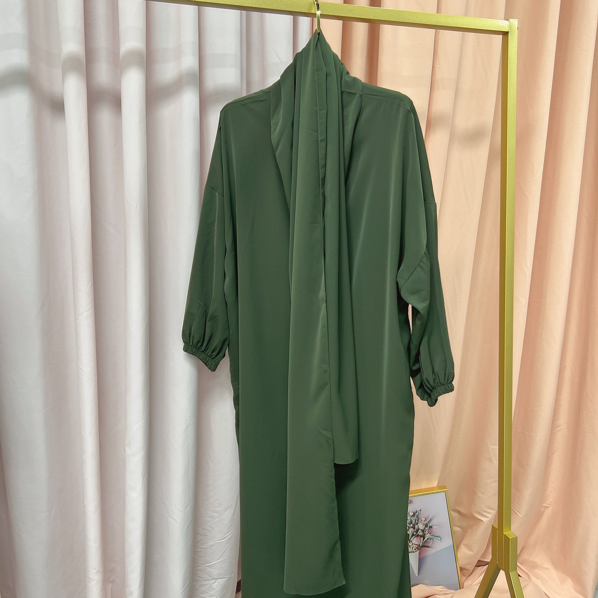 Hooded Robe Dress