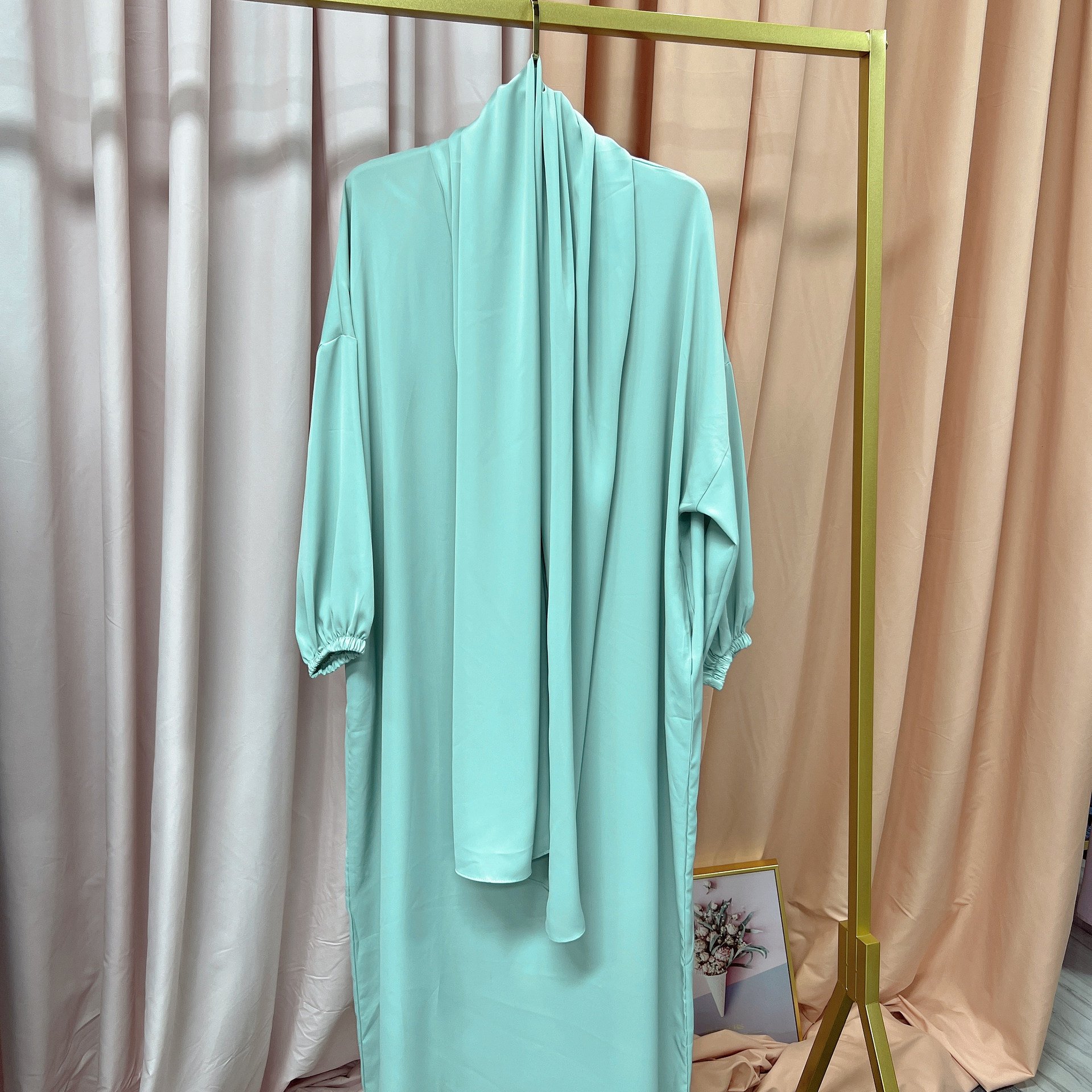 Hooded Robe Dress