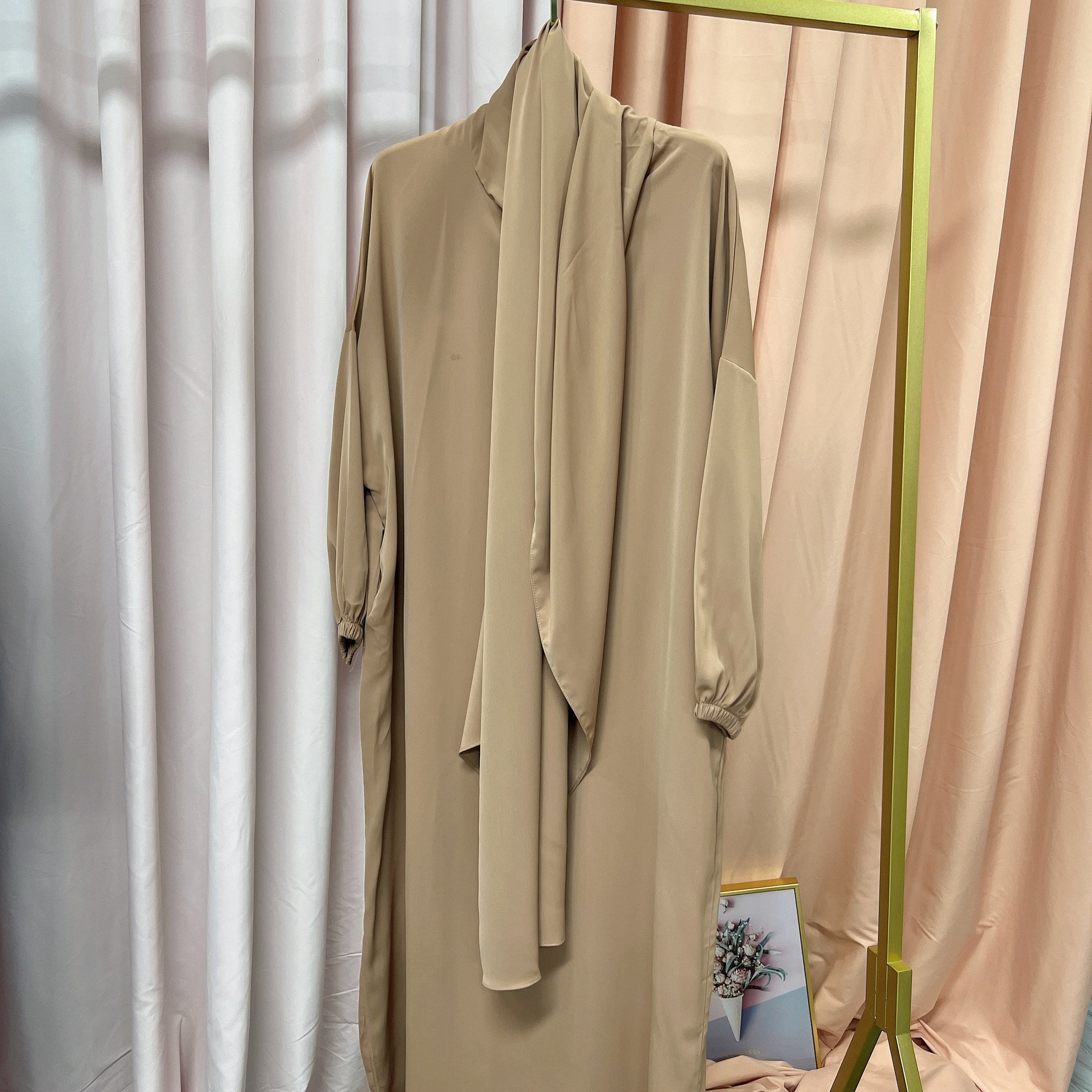 Hooded Robe Dress