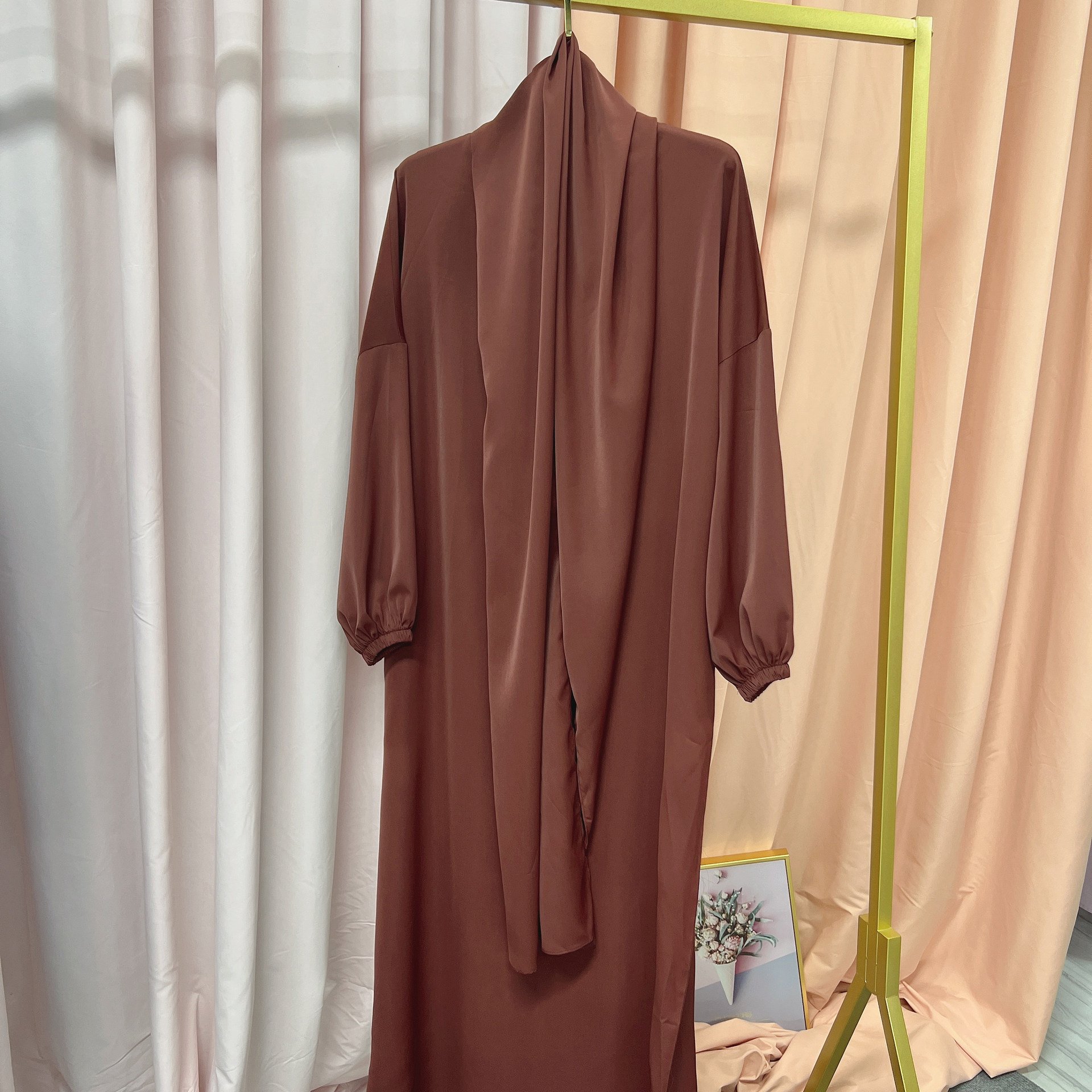 Hooded Robe Dress