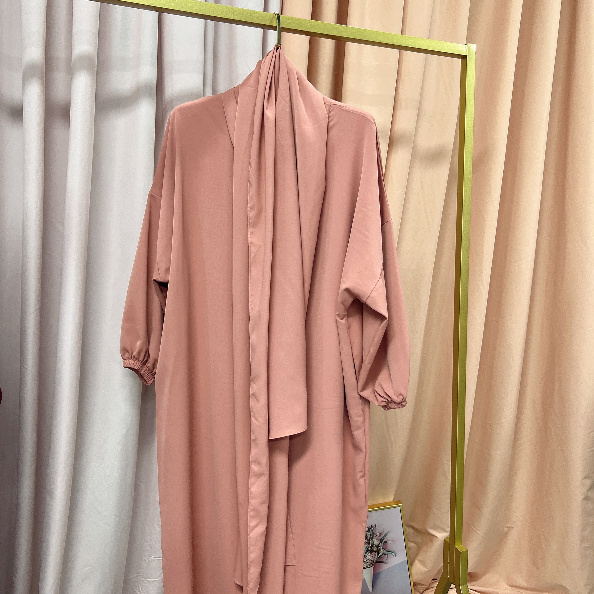 Hooded Robe Dress