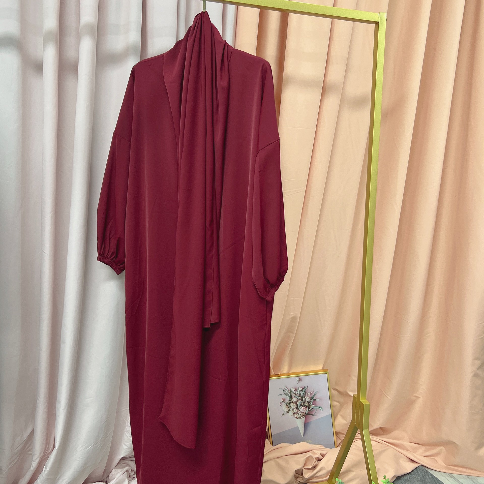 Hooded Robe Dress